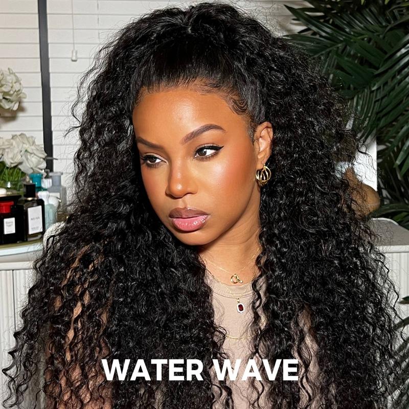 Sale Happening Now:70%OFF🔥Pre-Cut Lace Kinky Straight 360 Full Lace Frontal Glueless Wig With Invisi Drawstring Pre Plucked Human Hair Wig